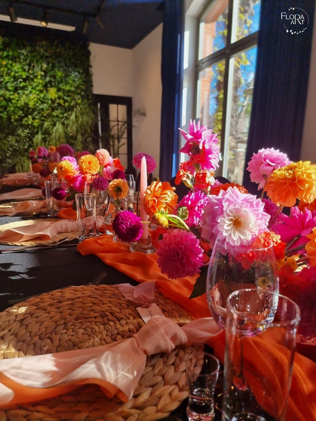 Realizacja florystyczna dalie