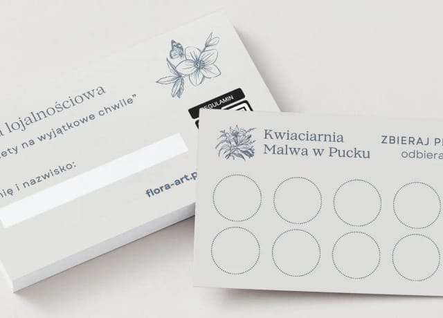 Karta lojalnościowa Flora Art