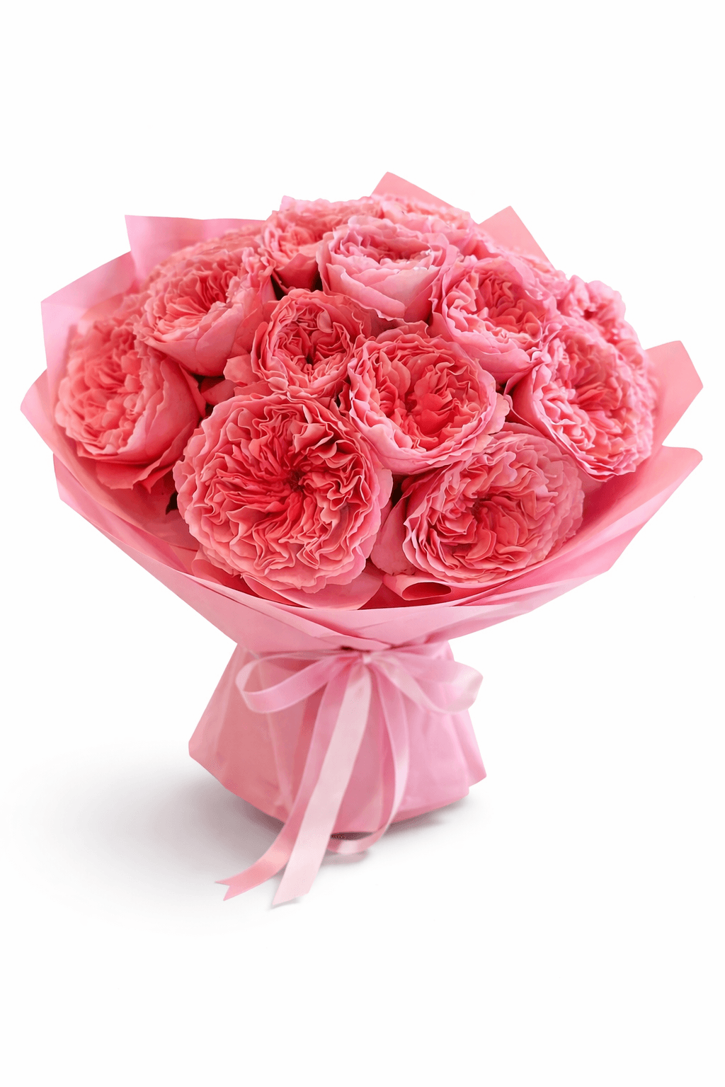 Strauß aus rosa Rosen