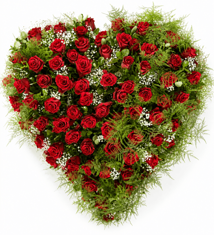 Heart wreath - large